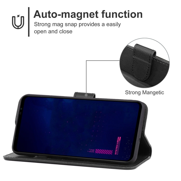 For Asus ROG Phone 6 Pro Leather Phone Case