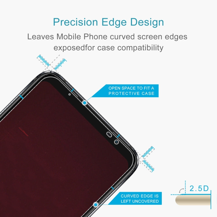 50 PCS 0.26mm 9H 2.5D Tempered Glass Film For Asus ROG Phone 6 / 6 Pro