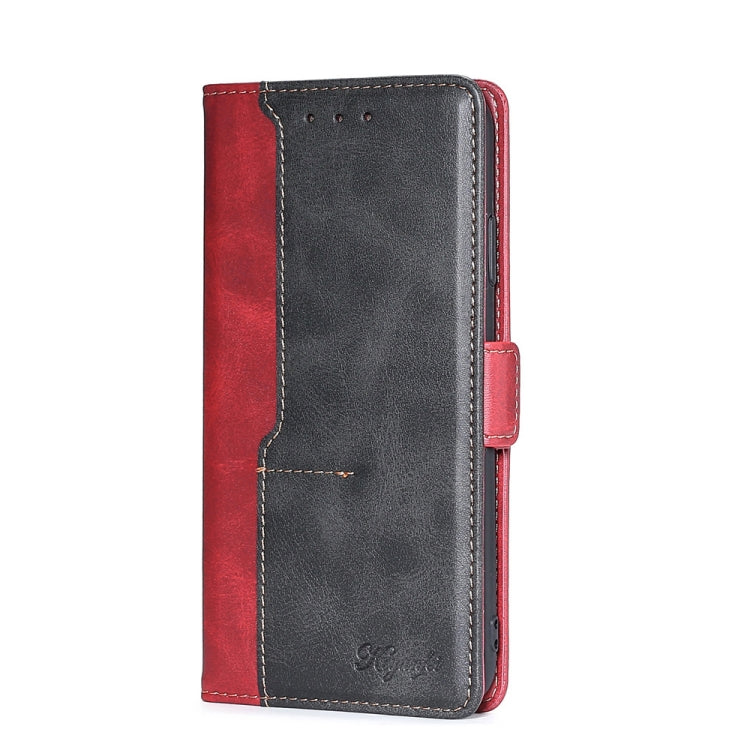 For Motorola Moto G50 5G Contrast Color Side Buckle Leather Phone Case
