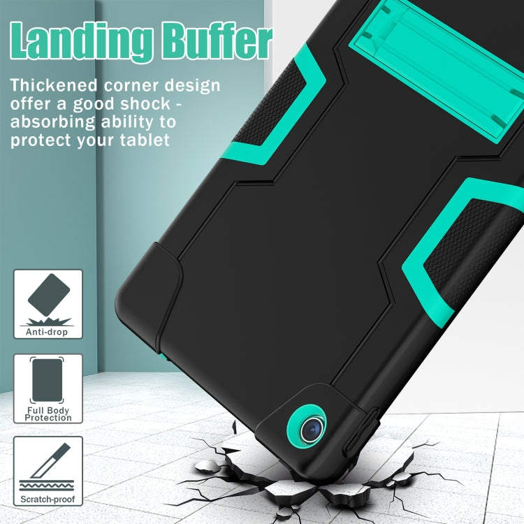 For Lenovo Tab M10 Plus 10.6 3rd Gen 2022 Contrast Color Robot Shockproof Silicone + PC Tablet Case