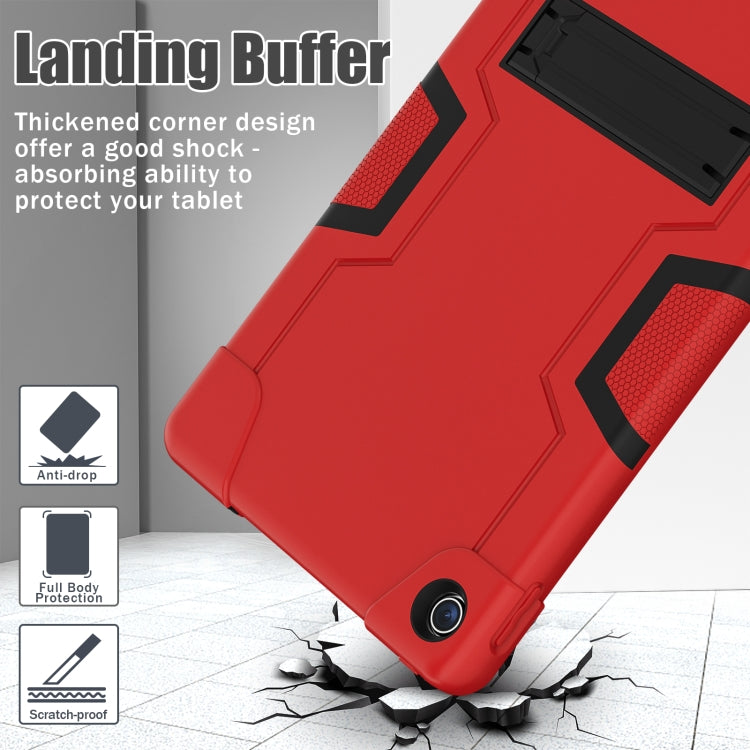 For Lenovo Tab M10 Plus 10.6 3rd Gen 2022 Contrast Color Robot Shockproof Silicone + PC Tablet Case