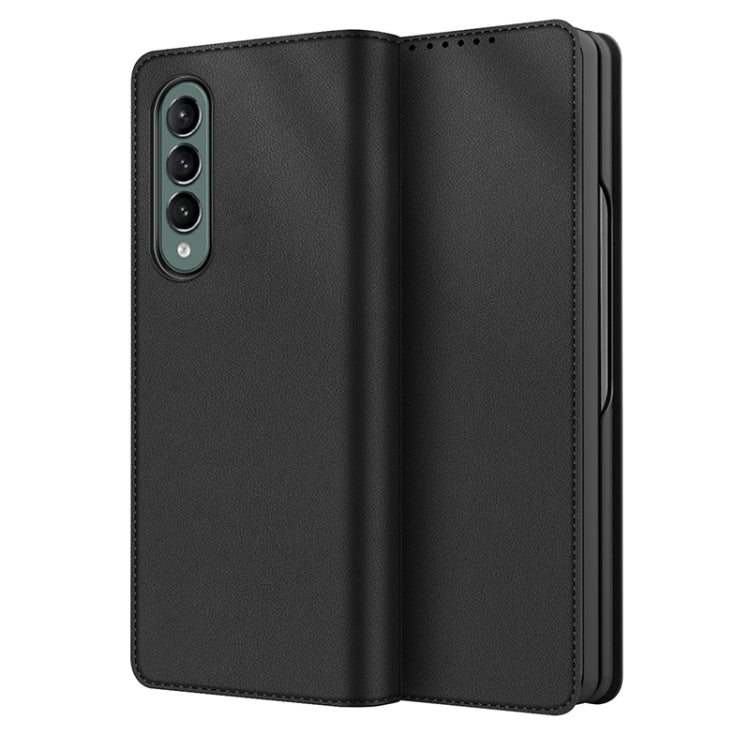For Samsung Galaxy Z Fold4 Split Type Horizontal Flip Foldable Leather Phone Case