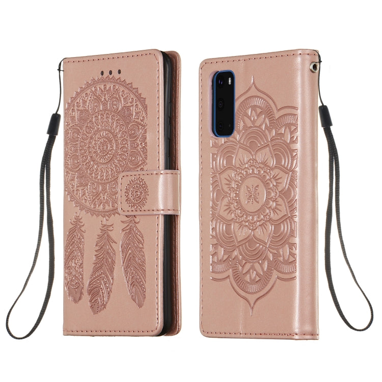 For Galaxy S20 Dream Catcher Printing Horizontal Flip Leather Case with Holder & Card Slots & Wallet & Lanyard