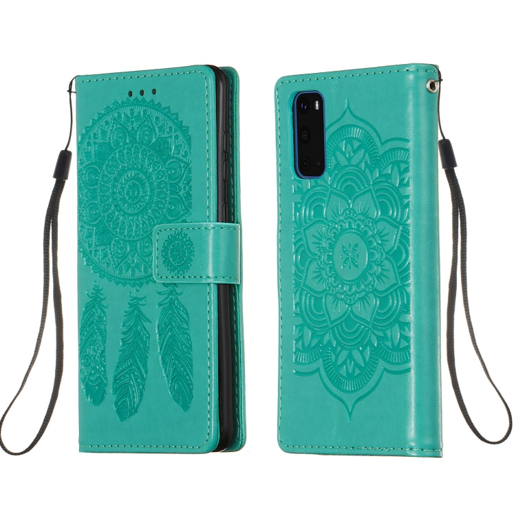 For Galaxy S20 Dream Catcher Printing Horizontal Flip Leather Case with Holder & Card Slots & Wallet & Lanyard