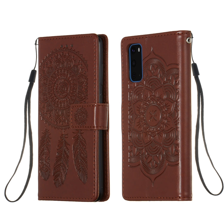 For Galaxy S20 Dream Catcher Printing Horizontal Flip Leather Case with Holder & Card Slots & Wallet & Lanyard