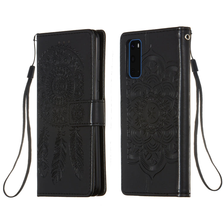 For Galaxy S20 Dream Catcher Printing Horizontal Flip Leather Case with Holder & Card Slots & Wallet & Lanyard
