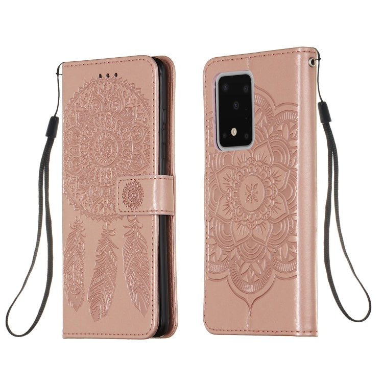 For Galaxy S20 Ultra Dream Catcher Printing Horizontal Flip Leather Case with Holder & Card Slots & Wallet & Lanyard
