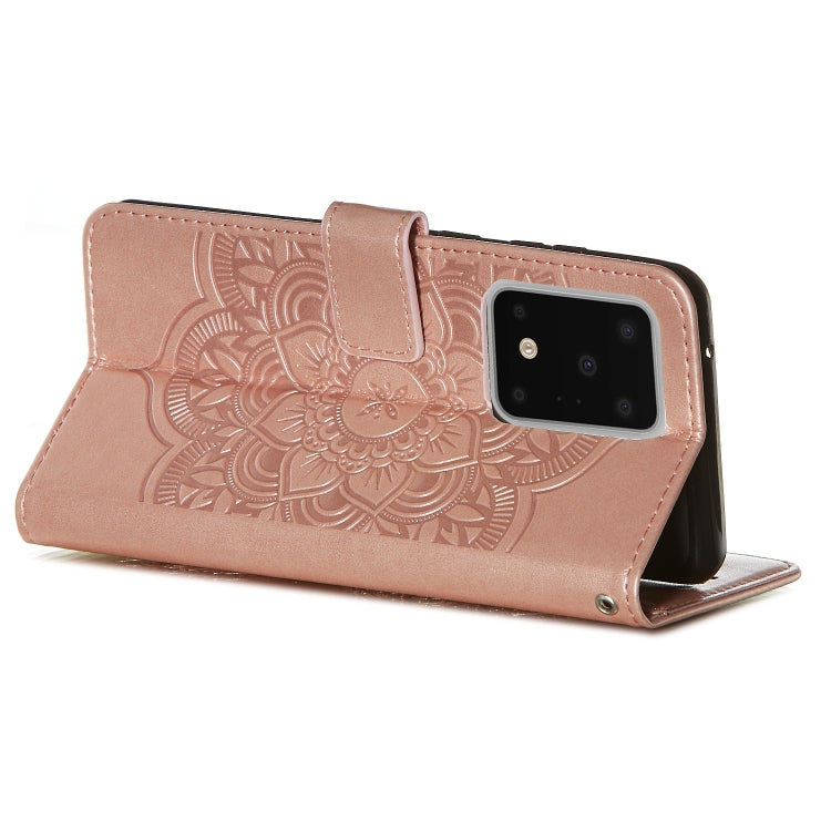 For Galaxy S20 Ultra Dream Catcher Printing Horizontal Flip Leather Case with Holder & Card Slots & Wallet & Lanyard