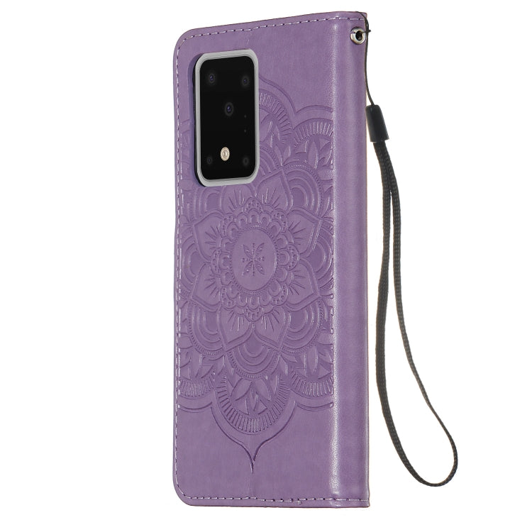 For Galaxy S20 Ultra Dream Catcher Printing Horizontal Flip Leather Case with Holder & Card Slots & Wallet & Lanyard