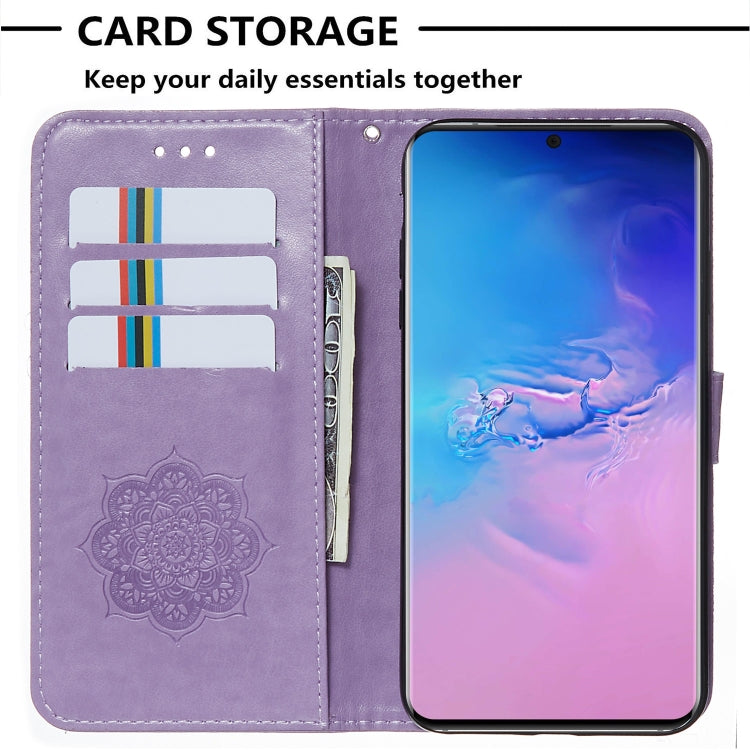 For Galaxy S20 Ultra Dream Catcher Printing Horizontal Flip Leather Case with Holder & Card Slots & Wallet & Lanyard