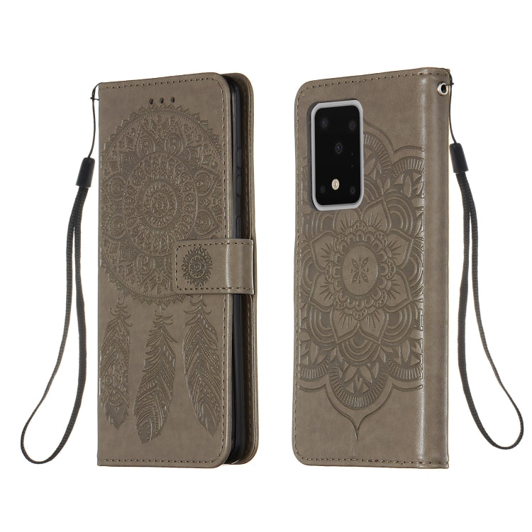 For Galaxy S20 Ultra Dream Catcher Printing Horizontal Flip Leather Case with Holder & Card Slots & Wallet & Lanyard