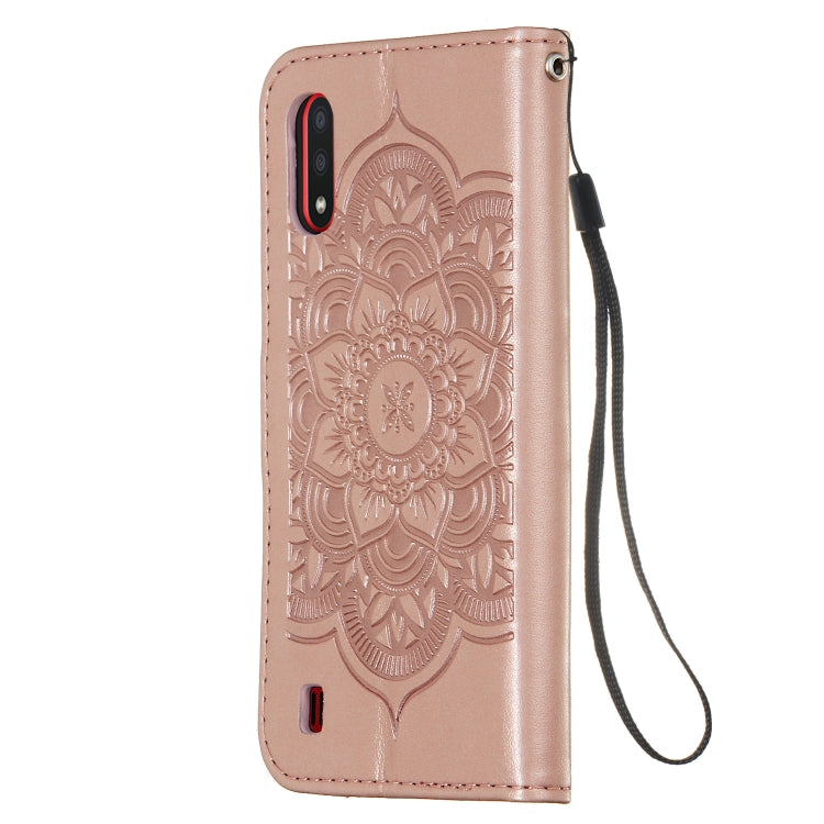 For Galaxy A01 Dream Catcher Printing Horizontal Flip Leather Case with Holder & Card Slots & Wallet & Lanyard