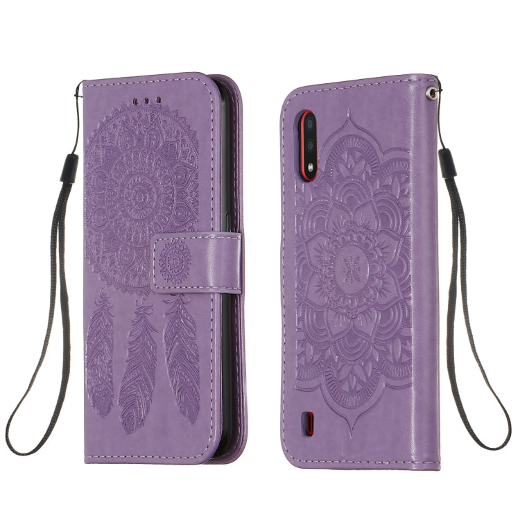 For Galaxy A01 Dream Catcher Printing Horizontal Flip Leather Case with Holder & Card Slots & Wallet & Lanyard