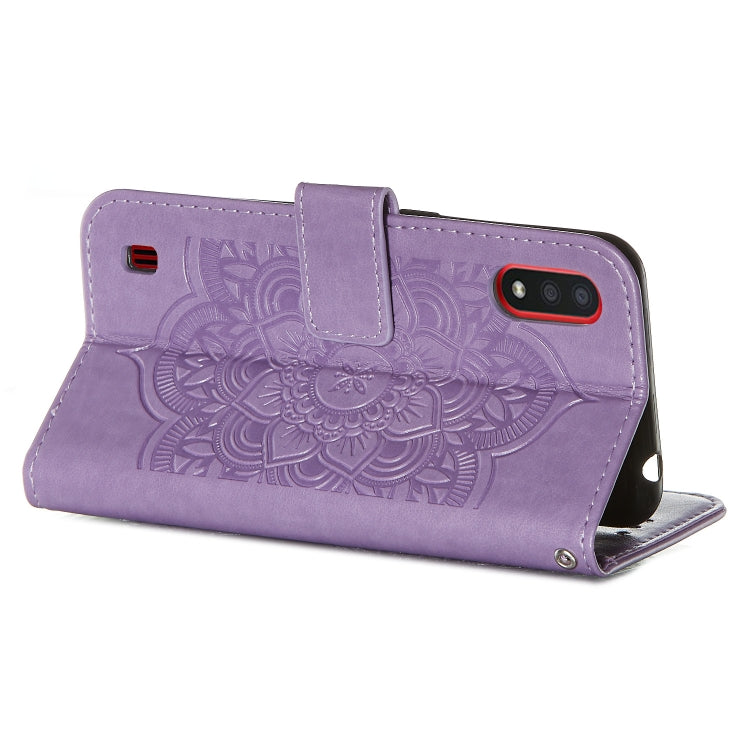 For Galaxy A01 Dream Catcher Printing Horizontal Flip Leather Case with Holder & Card Slots & Wallet & Lanyard