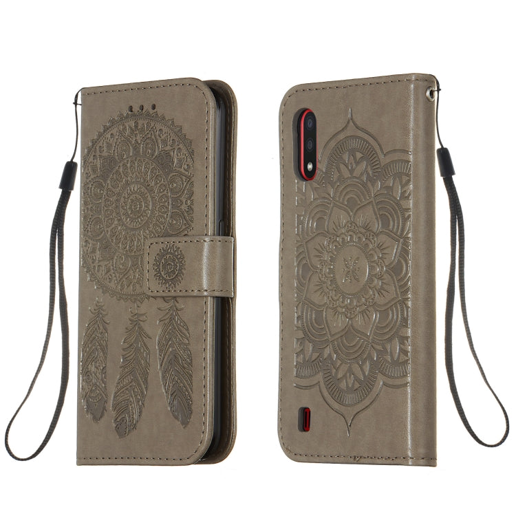 For Galaxy A01 Dream Catcher Printing Horizontal Flip Leather Case with Holder & Card Slots & Wallet & Lanyard