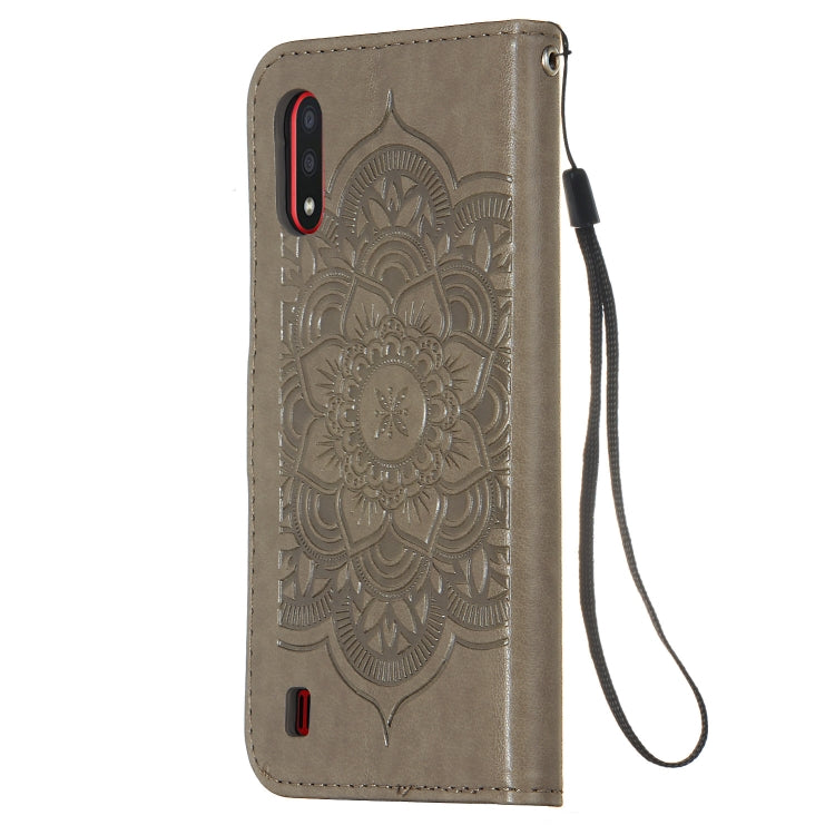 For Galaxy A01 Dream Catcher Printing Horizontal Flip Leather Case with Holder & Card Slots & Wallet & Lanyard