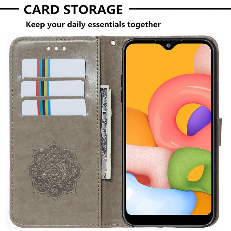 For Galaxy A01 Dream Catcher Printing Horizontal Flip Leather Case with Holder & Card Slots & Wallet & Lanyard