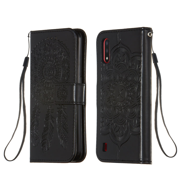 For Galaxy A01 Dream Catcher Printing Horizontal Flip Leather Case with Holder & Card Slots & Wallet & Lanyard