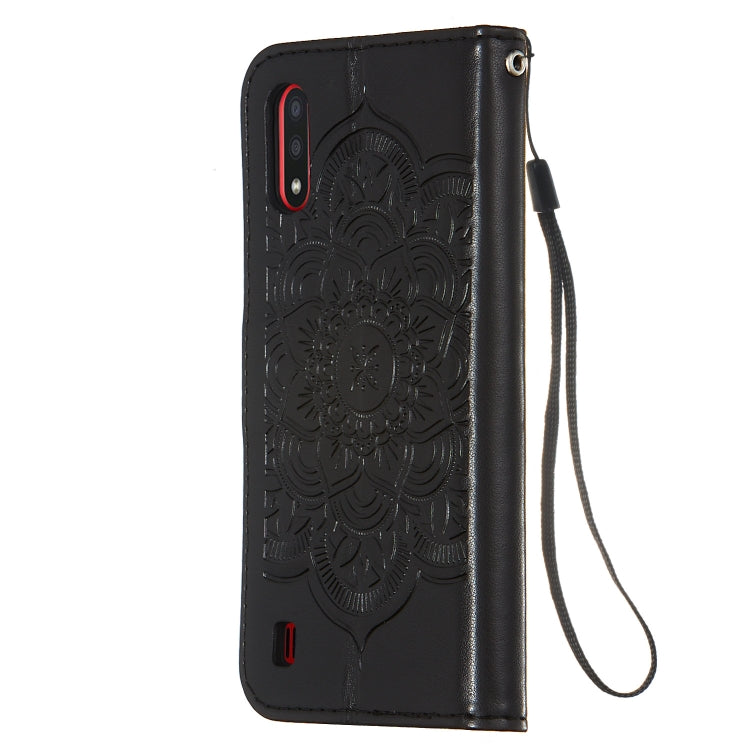 For Galaxy A01 Dream Catcher Printing Horizontal Flip Leather Case with Holder & Card Slots & Wallet & Lanyard
