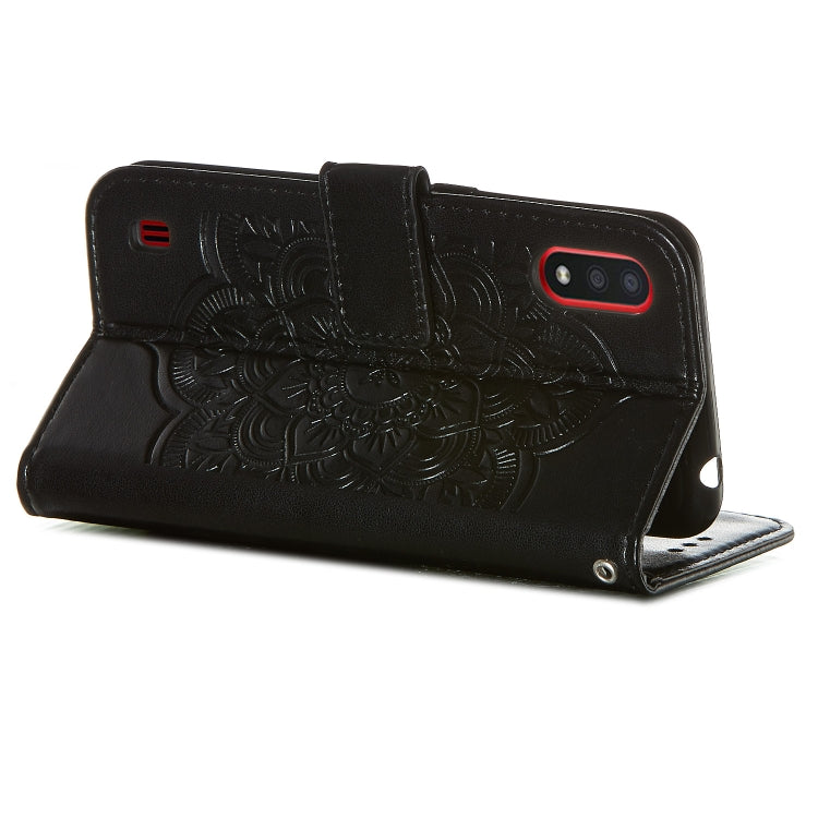 For Galaxy A01 Dream Catcher Printing Horizontal Flip Leather Case with Holder & Card Slots & Wallet & Lanyard