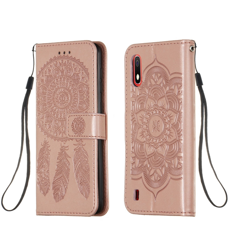 For Galaxy A10 Dream Catcher Printing Horizontal Flip Leather Case with Holder & Card Slots & Wallet & Lanyard