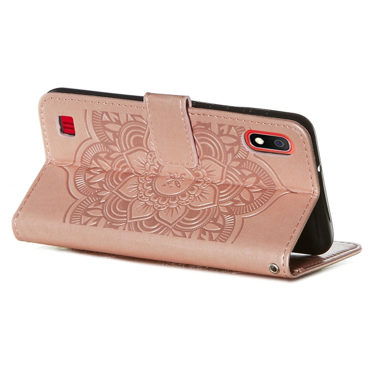 For Galaxy A10 Dream Catcher Printing Horizontal Flip Leather Case with Holder & Card Slots & Wallet & Lanyard