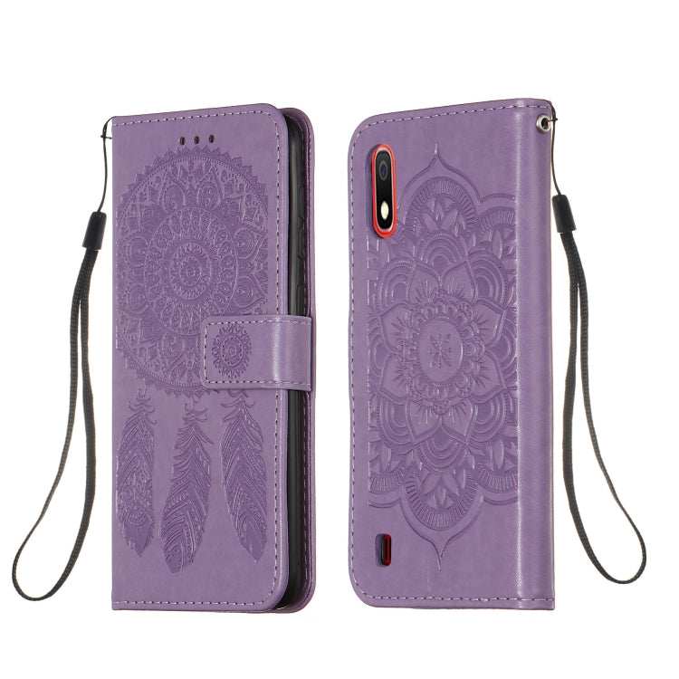 For Galaxy A10 Dream Catcher Printing Horizontal Flip Leather Case with Holder & Card Slots & Wallet & Lanyard