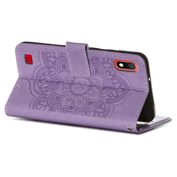 For Galaxy A10 Dream Catcher Printing Horizontal Flip Leather Case with Holder & Card Slots & Wallet & Lanyard