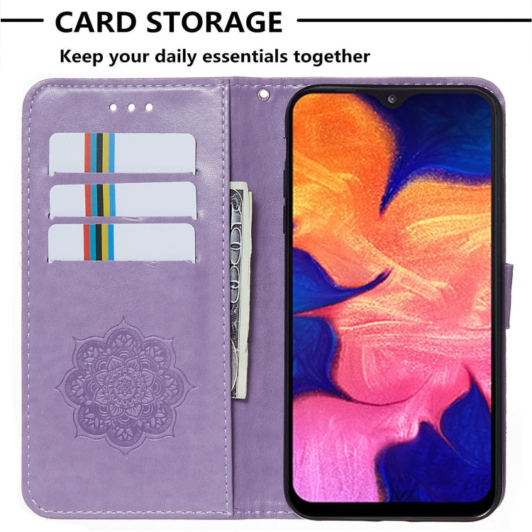 For Galaxy A10 Dream Catcher Printing Horizontal Flip Leather Case with Holder & Card Slots & Wallet & Lanyard