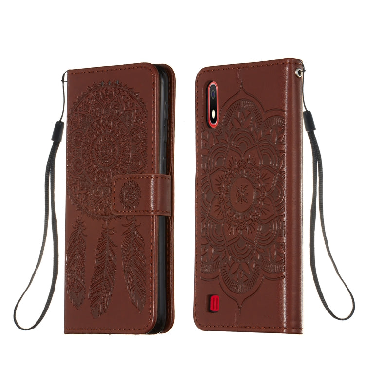 For Galaxy A10 Dream Catcher Printing Horizontal Flip Leather Case with Holder & Card Slots & Wallet & Lanyard