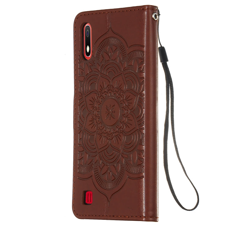 For Galaxy A10 Dream Catcher Printing Horizontal Flip Leather Case with Holder & Card Slots & Wallet & Lanyard