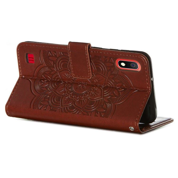 For Galaxy A10 Dream Catcher Printing Horizontal Flip Leather Case with Holder & Card Slots & Wallet & Lanyard