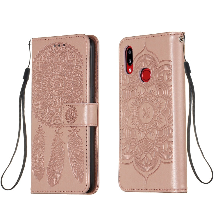 For Galaxy A10s Dream Catcher Printing Horizontal Flip Leather Case with Holder & Card Slots & Wallet & Lanyard