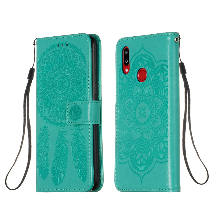 For Galaxy A10s Dream Catcher Printing Horizontal Flip Leather Case with Holder & Card Slots & Wallet & Lanyard