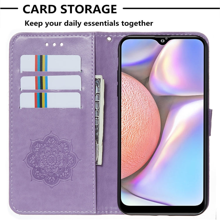 For Galaxy A10s Dream Catcher Printing Horizontal Flip Leather Case with Holder & Card Slots & Wallet & Lanyard