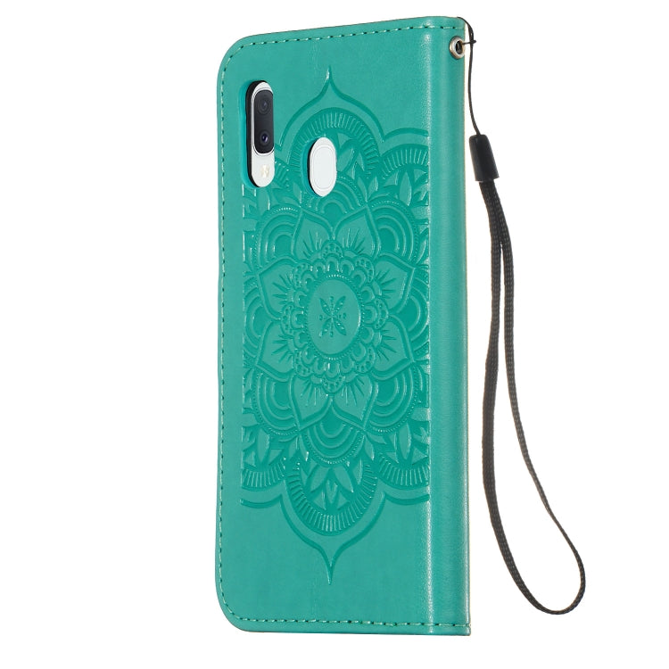For Galaxy A20e Dream Catcher Printing Horizontal Flip Leather Case with Holder & Card Slots & Wallet & Lanyard