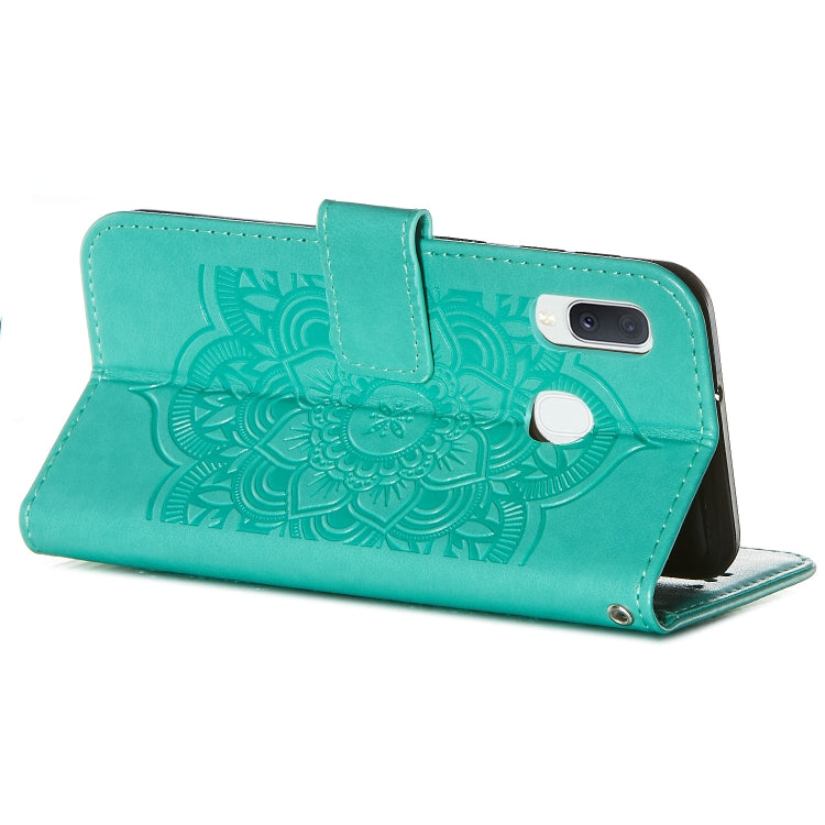 For Galaxy A20e Dream Catcher Printing Horizontal Flip Leather Case with Holder & Card Slots & Wallet & Lanyard