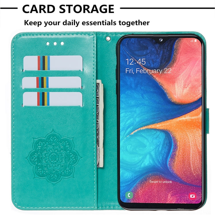 For Galaxy A20e Dream Catcher Printing Horizontal Flip Leather Case with Holder & Card Slots & Wallet & Lanyard