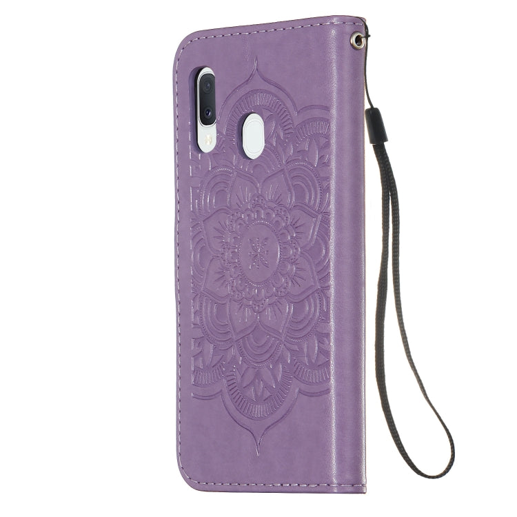 For Galaxy A20e Dream Catcher Printing Horizontal Flip Leather Case with Holder & Card Slots & Wallet & Lanyard