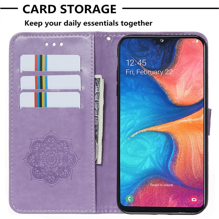 For Galaxy A20e Dream Catcher Printing Horizontal Flip Leather Case with Holder & Card Slots & Wallet & Lanyard