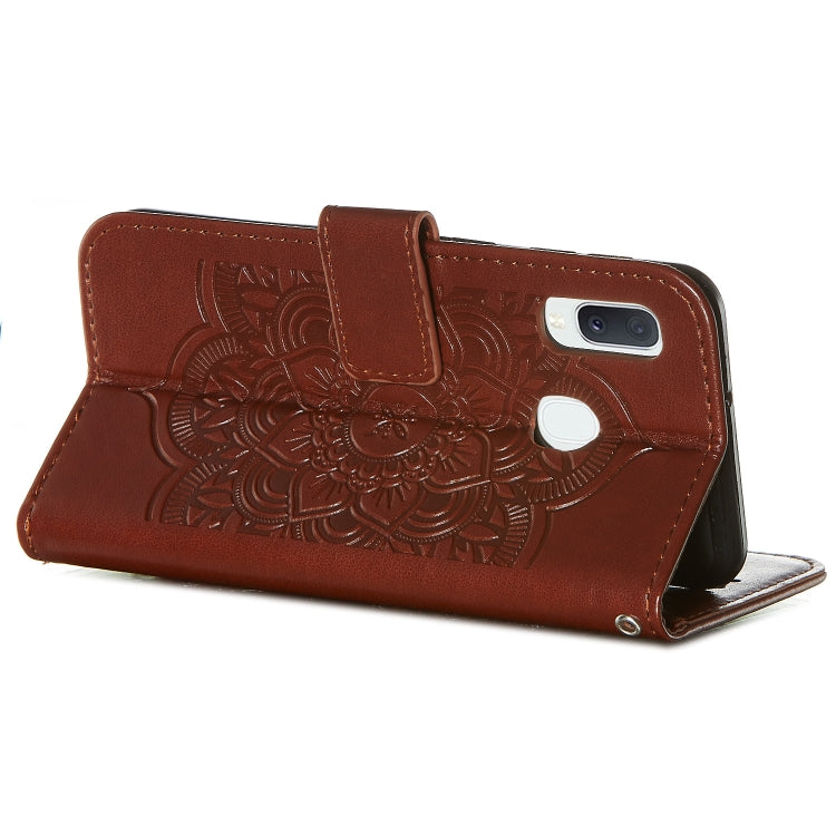 For Galaxy A20e Dream Catcher Printing Horizontal Flip Leather Case with Holder & Card Slots & Wallet & Lanyard