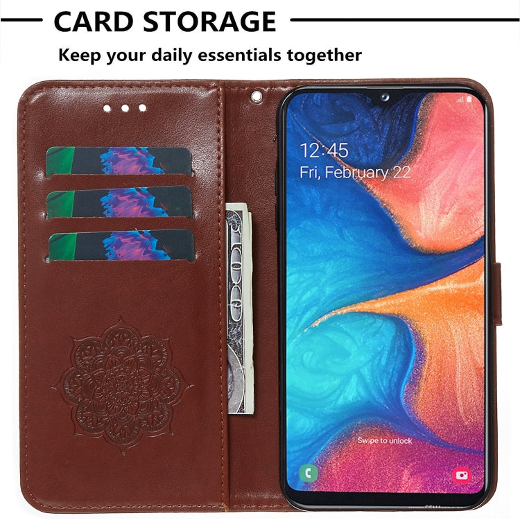 For Galaxy A20e Dream Catcher Printing Horizontal Flip Leather Case with Holder & Card Slots & Wallet & Lanyard
