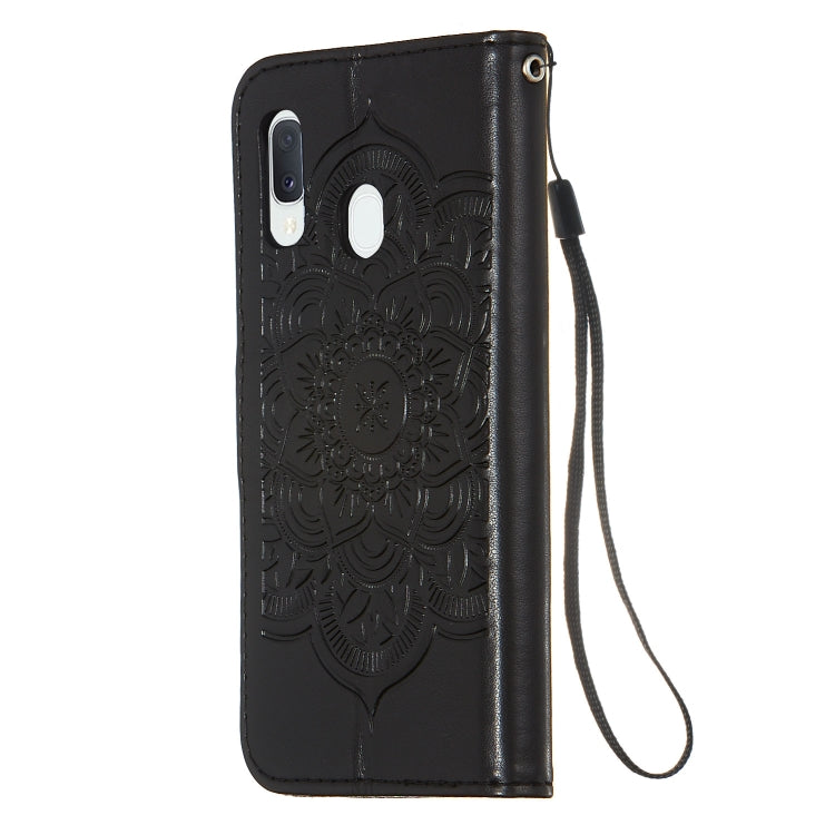 For Galaxy A20e Dream Catcher Printing Horizontal Flip Leather Case with Holder & Card Slots & Wallet & Lanyard