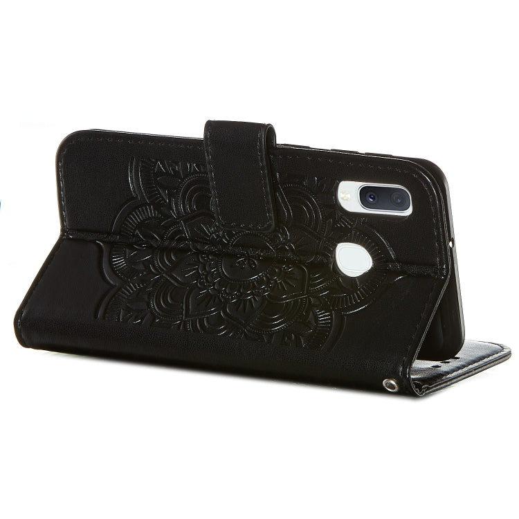 For Galaxy A20e Dream Catcher Printing Horizontal Flip Leather Case with Holder & Card Slots & Wallet & Lanyard