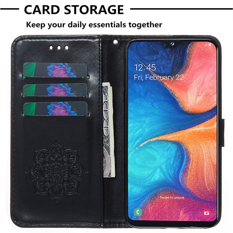 For Galaxy A20e Dream Catcher Printing Horizontal Flip Leather Case with Holder & Card Slots & Wallet & Lanyard