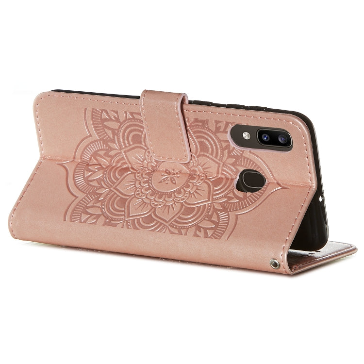 For Galaxy A20 / A30 Dream Catcher Printing Horizontal Flip Leather Case with Holder & Card Slots & Wallet & Lanyard