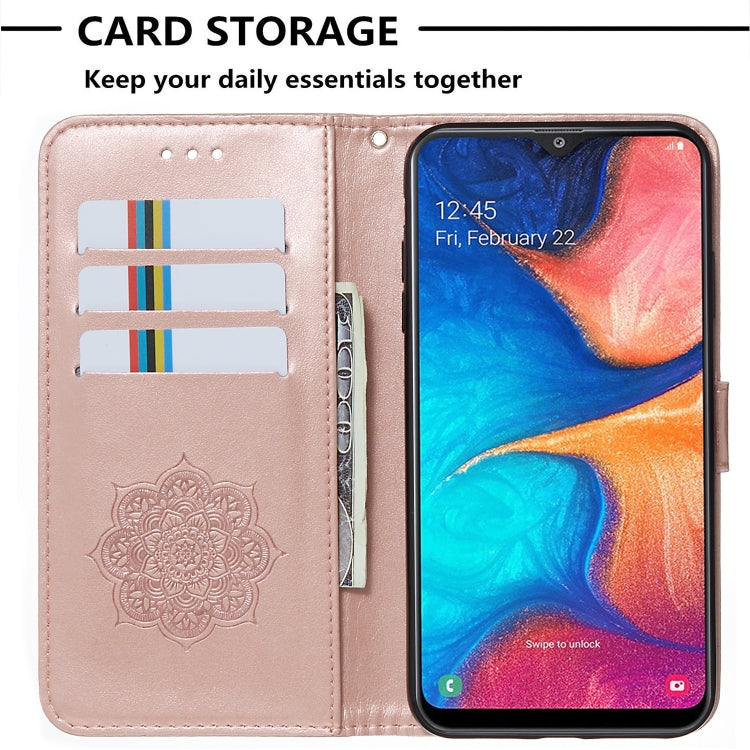 For Galaxy A20 / A30 Dream Catcher Printing Horizontal Flip Leather Case with Holder & Card Slots & Wallet & Lanyard