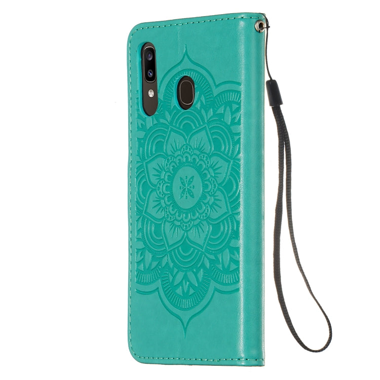 For Galaxy A20 / A30 Dream Catcher Printing Horizontal Flip Leather Case with Holder & Card Slots & Wallet & Lanyard