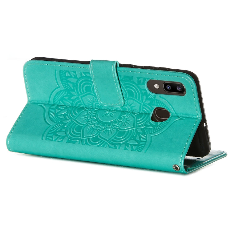 For Galaxy A20 / A30 Dream Catcher Printing Horizontal Flip Leather Case with Holder & Card Slots & Wallet & Lanyard