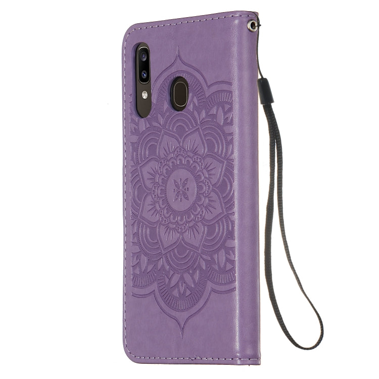 For Galaxy A20 / A30 Dream Catcher Printing Horizontal Flip Leather Case with Holder & Card Slots & Wallet & Lanyard